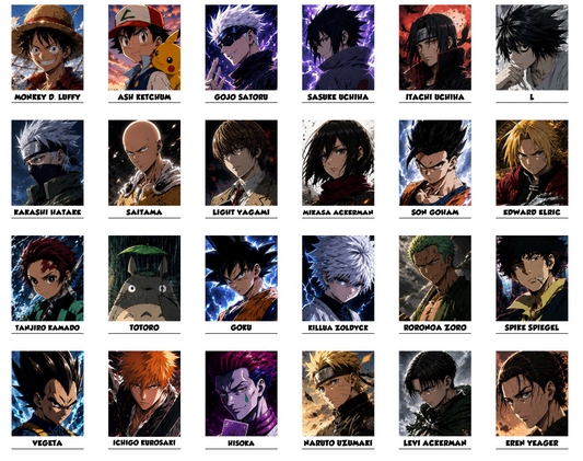 Anime Characters pack