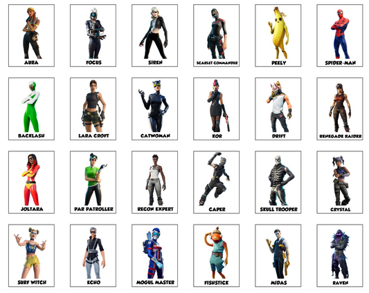 Fortnite Skins pack