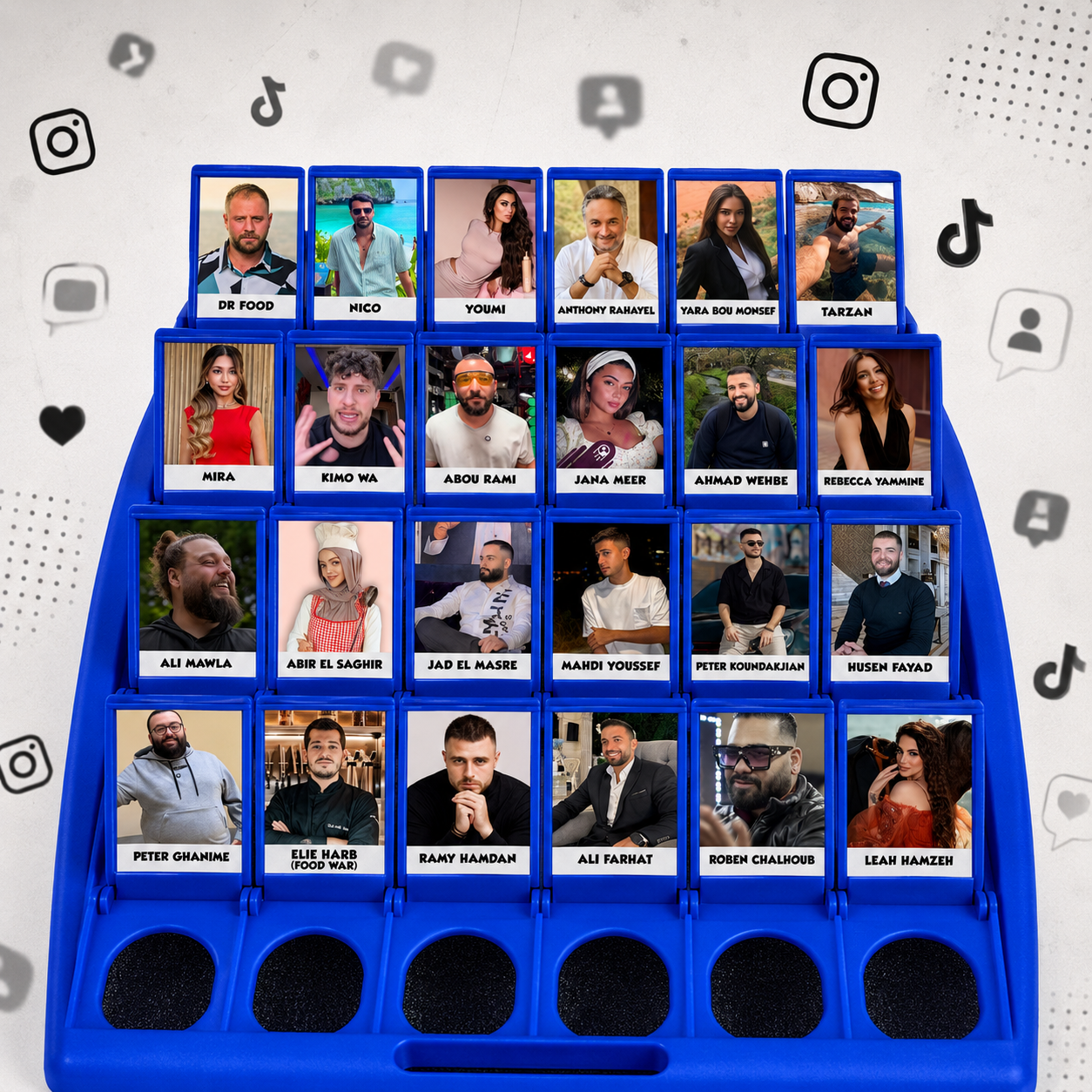 Guess Who Game board
